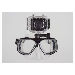 Držák a potápěčská maska Aqualung Look2 s adaptérem pro kamery GoPro, Actionpro